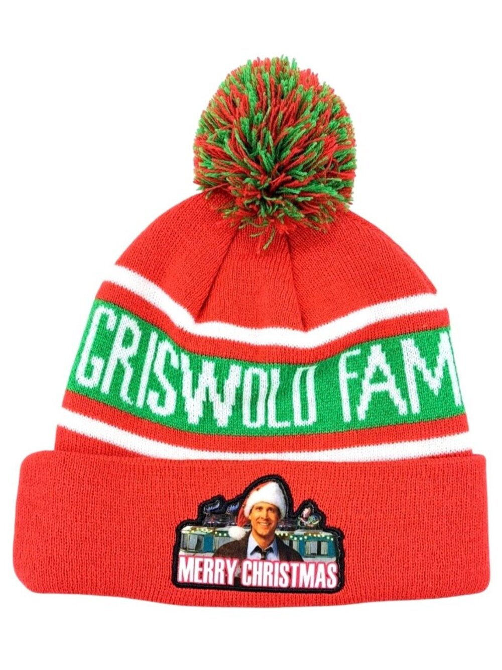 National Lampoon's Christmas Vacation Griswold Family Beanie Pom Hat Adult Chevy